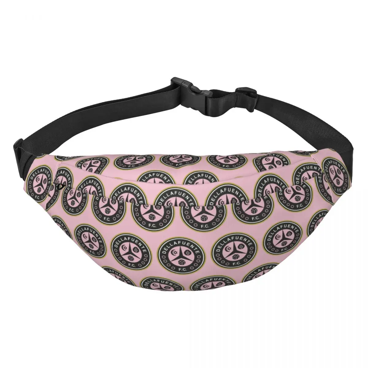 

Casual Dellafuente FC Fanny Pack for Cycling Camping Women Men Hip Hop Rock Sling Crossbody Waist Bag Phone Money Pouch