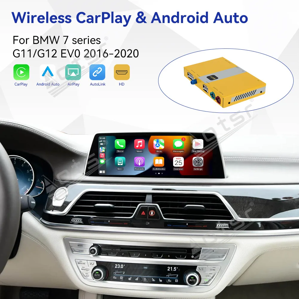 Carplay 8368 XU Decoder Android 13 Car Radio For BMW 7 Series G11 G12 EVO 2016-2020 Touch Screen Multimedia Player GPS Video
