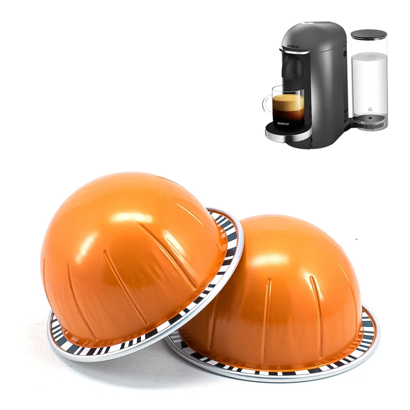 Compatible with Nespresso Vertuo coffee capsule machine DIY, recyclable coffee Vertuo capsule shell