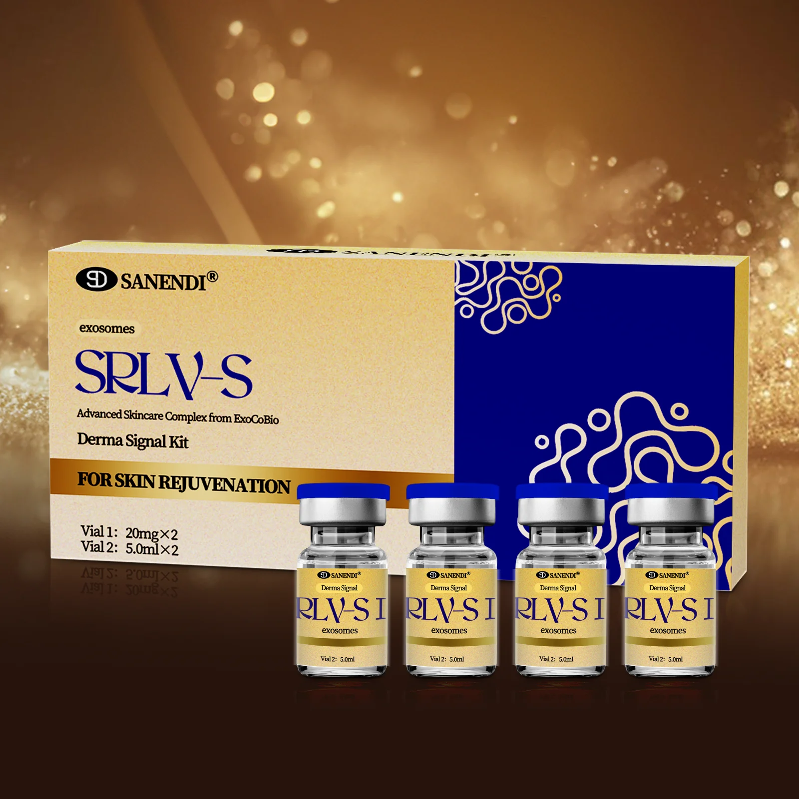 مكافحة الشيخوخة ثبات Exo الببتيد جوهر Sanendi Exo SRLVS مسحوق تجميد مجفف للوجه #5