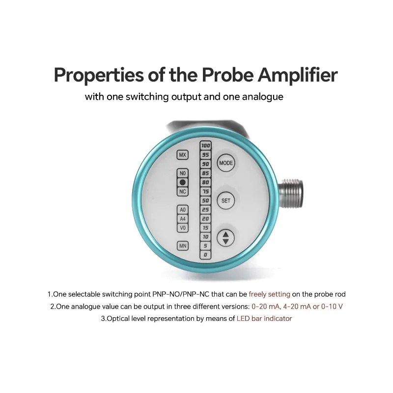 ZHYQ PT124B-225A IP67 impedance liquid level transmitter 3% FS precision switch liquid level measuring instrument
