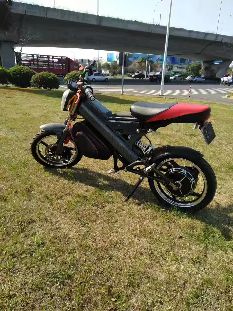 

High-performance electric racing export 60V1000W light folding electric bicycle fast electric motorcycle