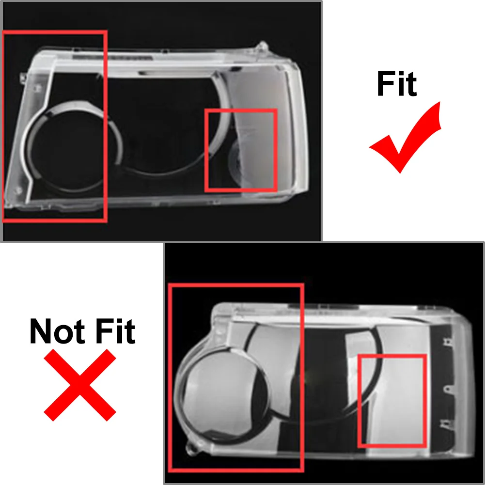 ไฟหน้ารถฝาครอบเลนส์เลนส์โคมไฟไฟหน้าสําหรับ Land Rover Range Rover Sport 2005 2006 2007 2008 2009