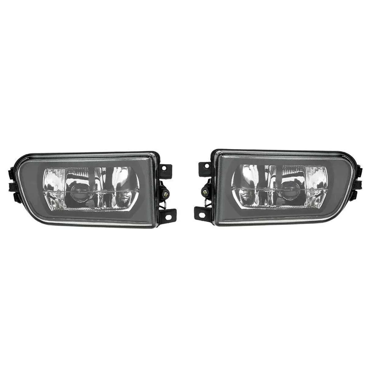 1Pair Front Bumper Fog Light Housing 63178381977 63178381978 for BMW 5 Series E39 528I 540I Z3 1997-2000