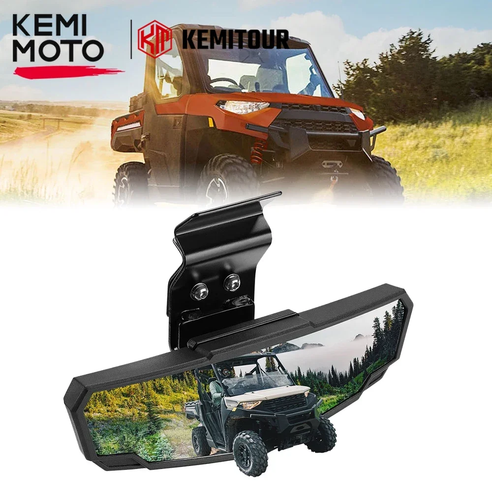 

KEMIMOTO UTV Rearview Central Mirror Compatible with Polaris Ranger 570 900 1000 XP S Crew 2015-2023 2024 for Can-Am Defender