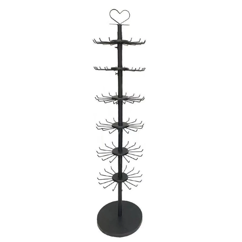 Rotating, scarves, hats, multi-layer floor-to-ceiling display stands, car accessories