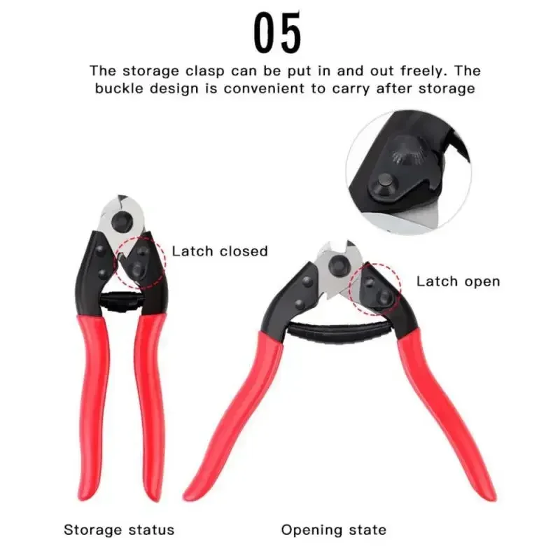 Bike Cable Housing Cutter Pliers Professional Wire Nipper Breaker Tool Line Clamp MTB Bike Stainless Steel Cable Cutter Repair