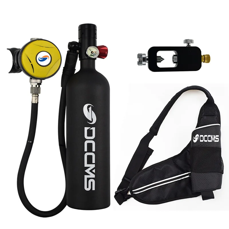 

DCCMS 1000ML Portable Snorkel Oxygen Tank Scuba Diving Gear for Swimming