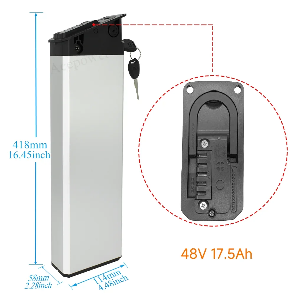 Voor MATE X MATE City Fusion Elektrische Fiets Batterij 36V 13Ah 17.5Ah 48V 17.5Ah Batterij voor MATE X MATE Stad Vervangende Batterij