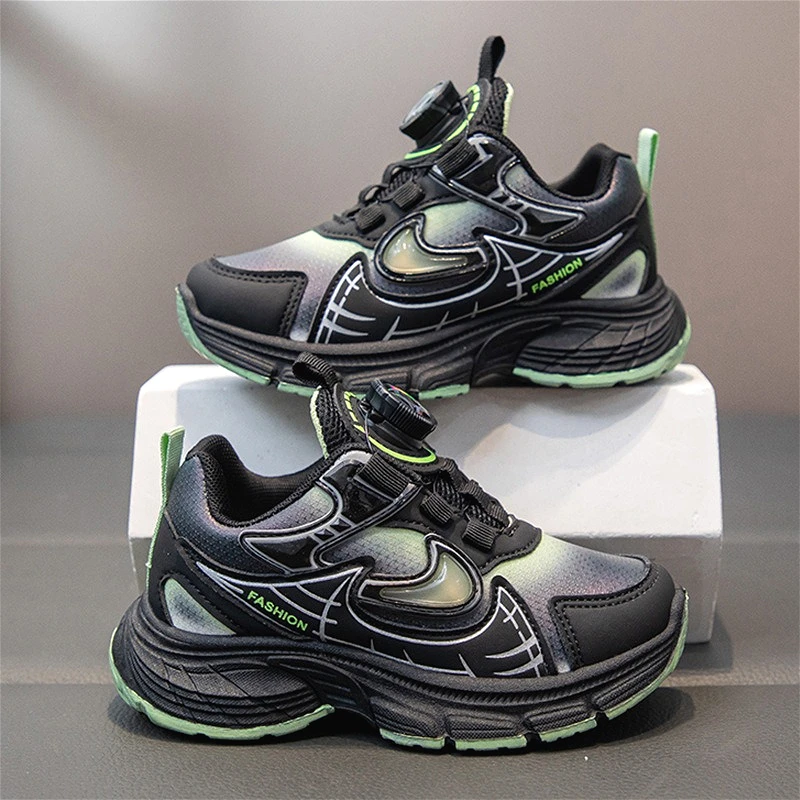 

Autumn Childrens Boy Fashion Sneakers New Soft Non-slip Luxury Design Kids Sports Shoes Luxury Running Girls Basketball Shoes