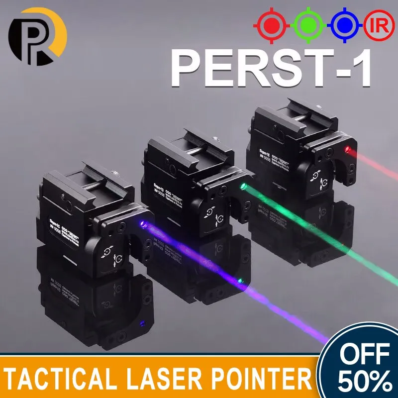 

Zenito PERST-1 Tactical Airsoft Laser Pointer Red Green Blue Dot Sight Aiming Laser Lower Hanging Hunting Weapon Pistol Light