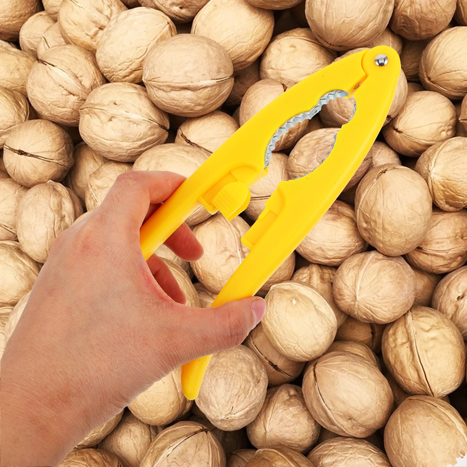 

Zinc Alloy Walnut Cracker Tools Multifunctional Chestnut Clip Nutcracker Opener Sheller Portable Nut Crusher For All Nuts