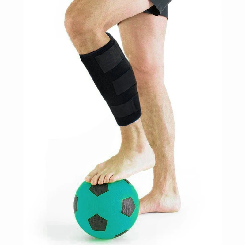 Wootshu-Attelle de Mollet Réglable, Support de Tibia, Manchon de Compression des Jambes, Ronde, 2 Pièces
