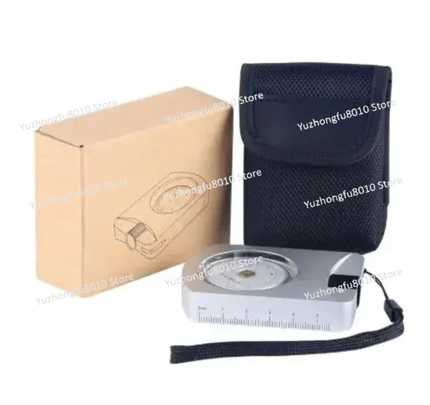 Professional Aluminum Sighting Altimeter Clinometer Slope Height Measurement Silver