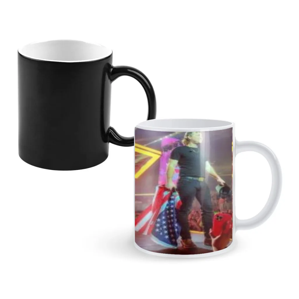 

Singer Morgan Wallen Coffee Mugs And Mug Creative Color Change Tea Cup Ceramic Milk Cups Novelty Interesting Gifts