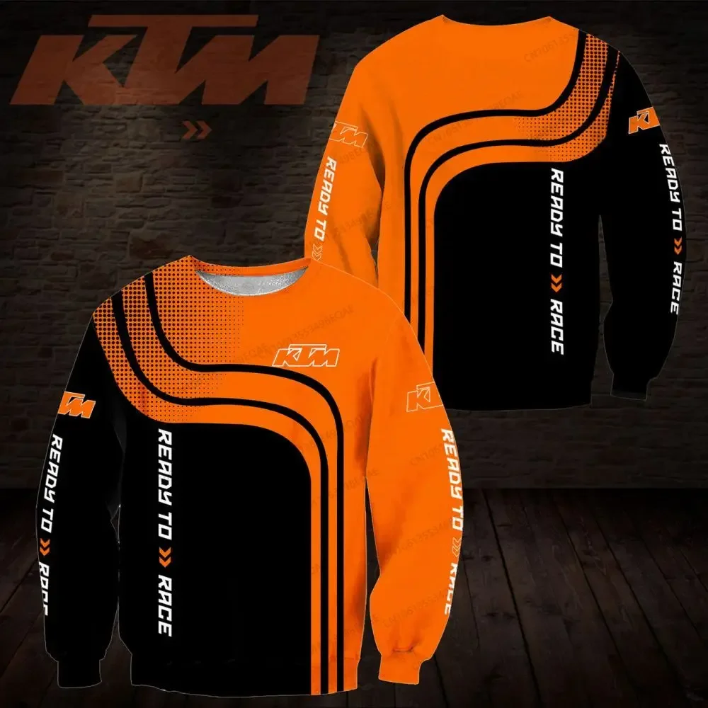 2026 KTM دراجة نارية جيرسي رجل البلوز الدافئة حجم كبير ملابس رياضية في الهواء الطلق للجنسين الدراجات سترة سباق طاقم الرقبة