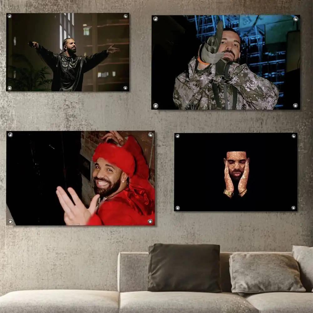 

cool D-Drake OvO Rap for party camping living room bedroom carnival booth interior decorations Flags