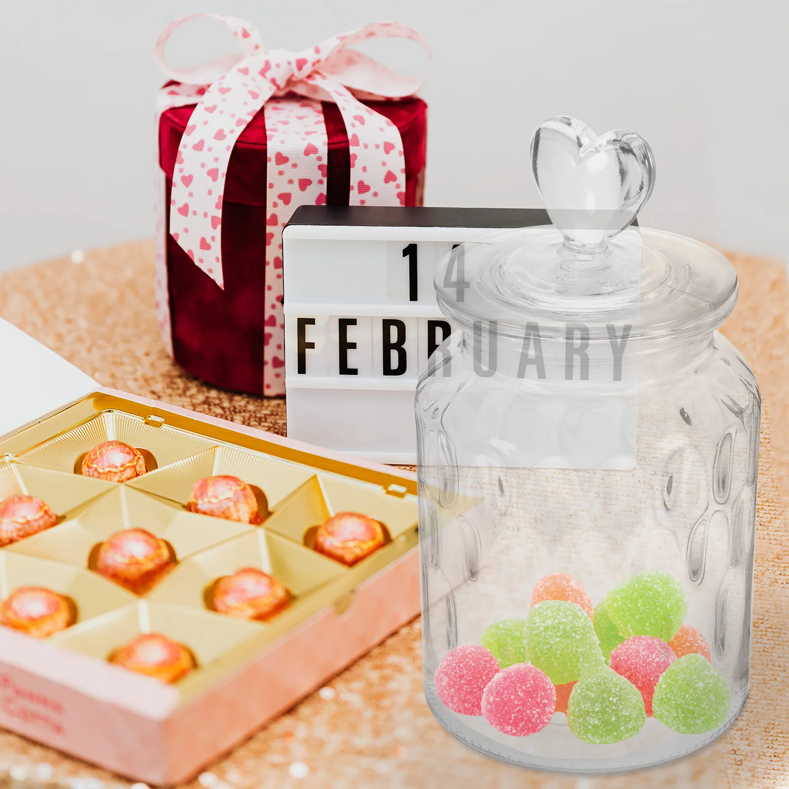 

Стеклянная герметичная банка для хранения продуктов 950 мл с ручкой-сердечком, стеклянная банка-контейнер для кофе, чая, сахара