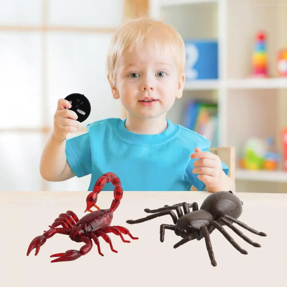 Simulation RC Spider Toy Remote Control Wireless Robot Tarantula Scorpion Toy Realistic Crawling Fake Electric Animals