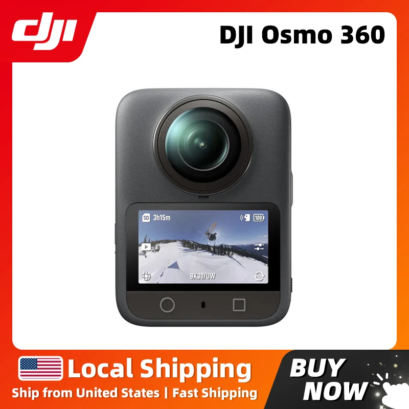 

DJI Osmo 360 8K Революционная камера 360° ° Камера 1-дюймовая 360° ° Интеллектуальная 360-градусная съемка в 8K ° Видео 4K/120fps и 170 кадров в секунду ° Видео Boost 120MP 360° ° Фото