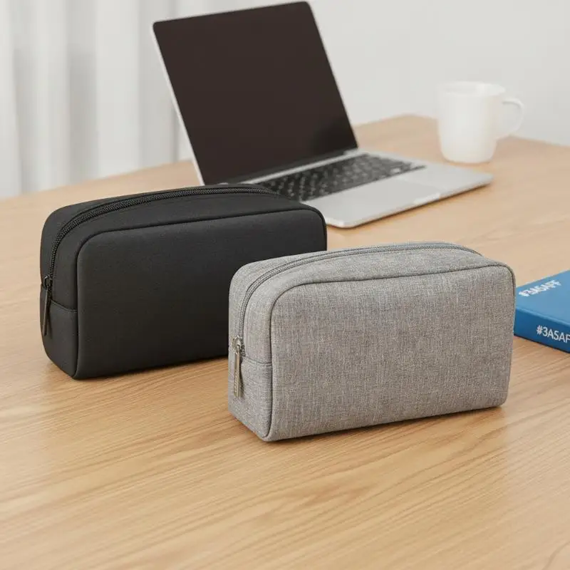 Digital Mini Storage Bag Ultra Lightweight Waterproof Organizer for Headphones Charger Data Cable Power Bank Vacation Use