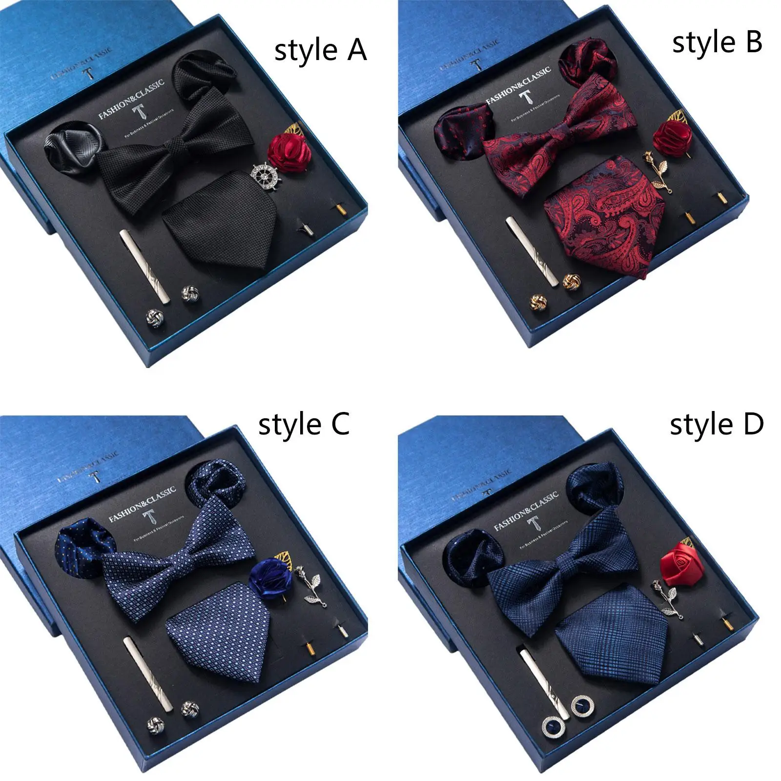 

Мужской комплект галстуков, универсальный мужской деловой галстук для отца, любовника, парня, мужа