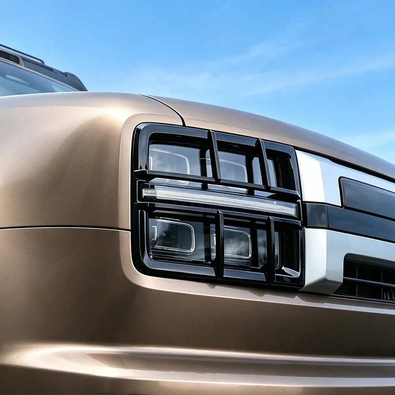 Front Lamp Bezel Cover Matte Bright Black For Haval H10 2026 2027 Headlight Decorative Trim Frame Protection Trim Accessories
