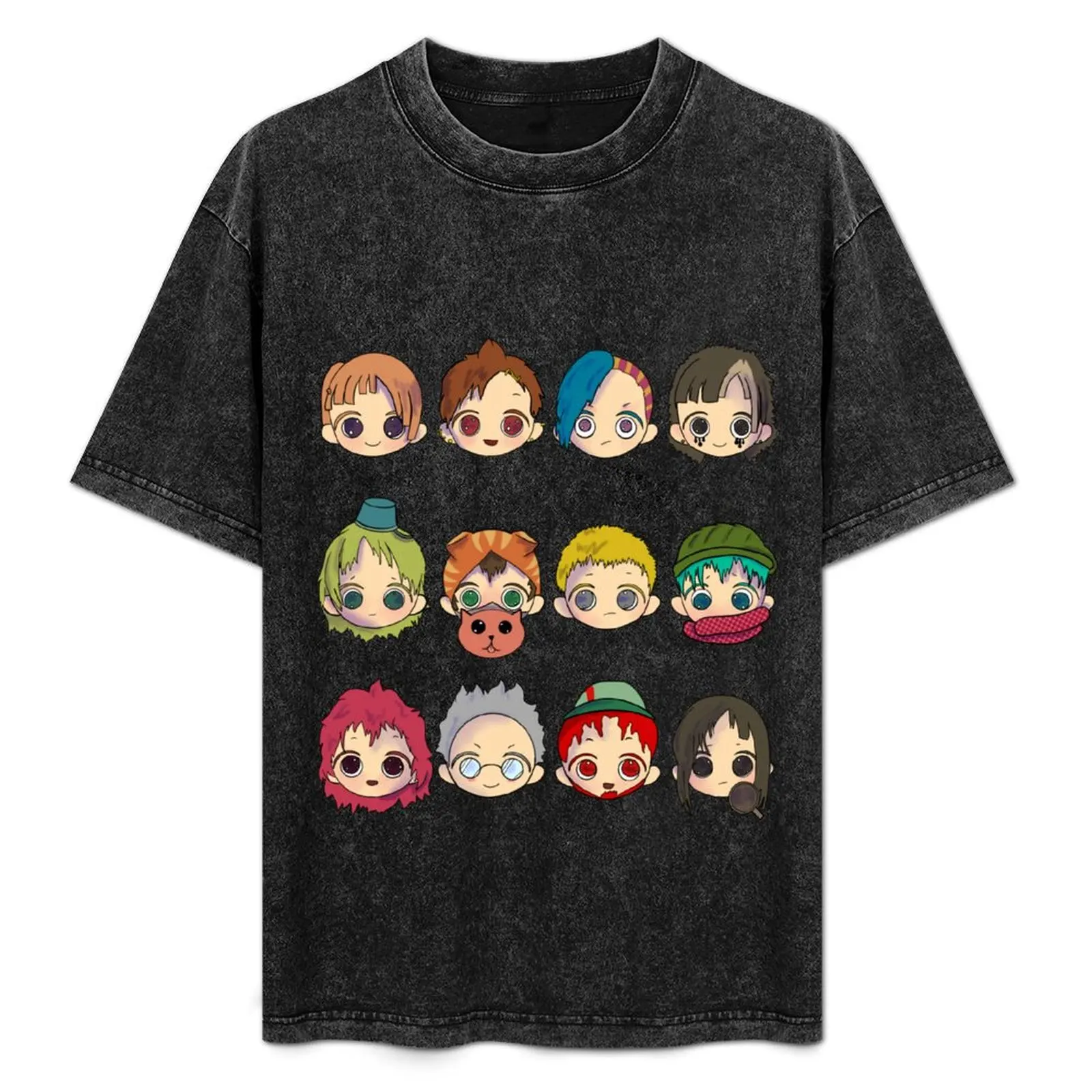 

Chibi YTTD pack T-Shirt Stylish Print Short Sleeve Tee