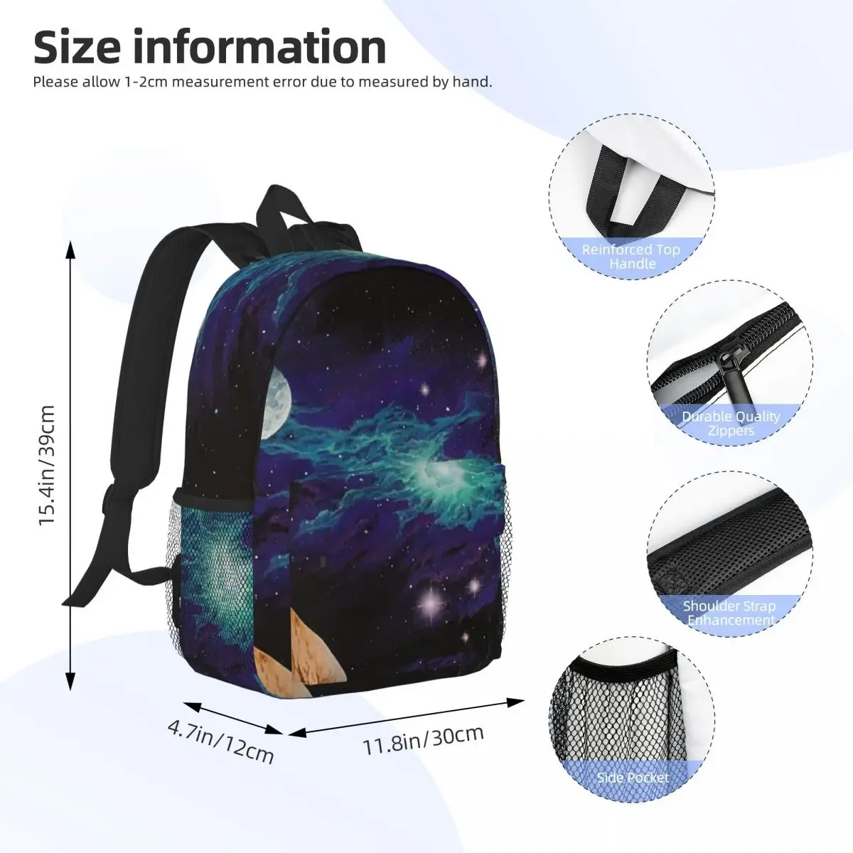 Eternity Backpacks Boys Girls Bookbag Fashion Children School Bags Travel Rucksack Shoulder Bag Large Capacity