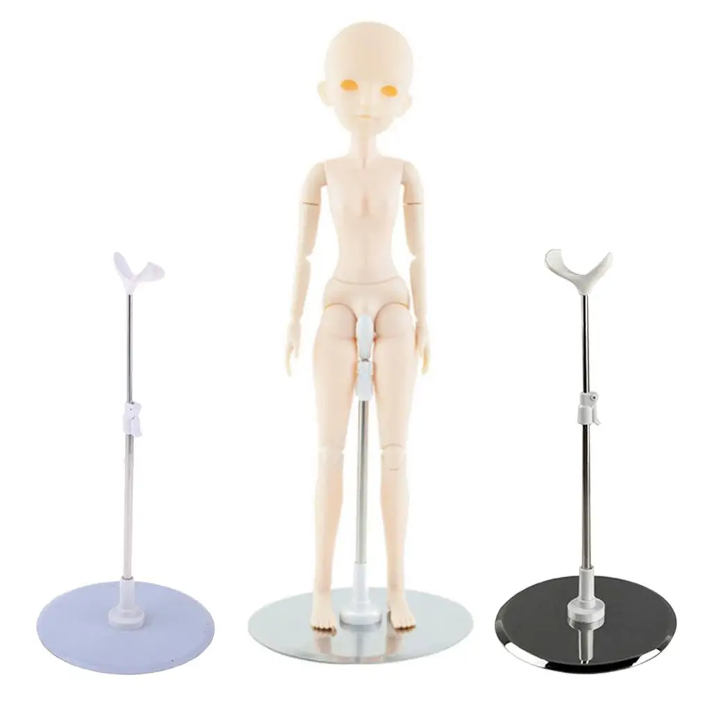 2 Packs 25-38cm Adjustable Doll Stand 1/3 1/4 Dolls Display Decoration