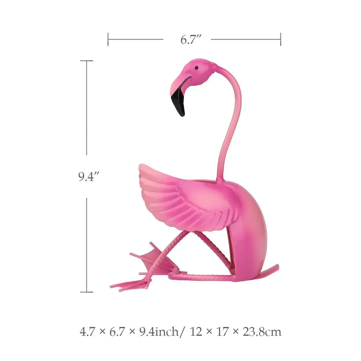Creative Flamingo Wine Holder Wine Shelf Metal Sculpture Practical Sculpture Home Decoration Interior Wine Stand Crafts