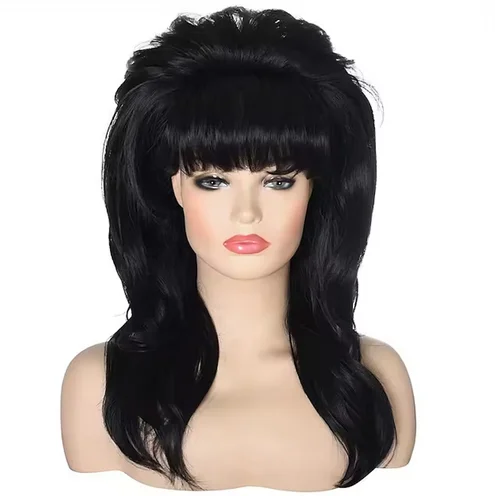 HAIRJOY 80s Женский парик Peggy Bundy Beehive Длинные волнистые парики из синтетических волос для женатых домохозяйки Винтажный костюм Косплей Хэллоуин