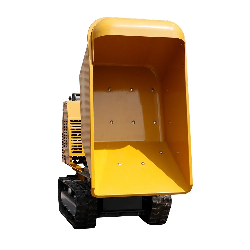 Dumper de pista com carregamento automático Crawler 1200kg Farm Dumper Mini Crawler Dumper de ShanDong