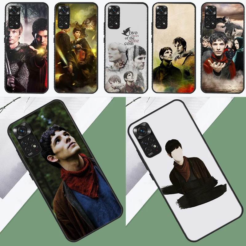 TV Series Merlin Case For Xiaomi Redmi Note 12 Pro Plus 8 9 10 11 Pro 8T 9S 10S 11S 12S 9C 10A 10C 12C Cover