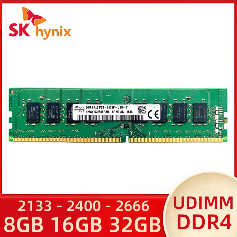 SK hynix DDR4 RAM 8GB 16GB 32GB UDIMM Desktop