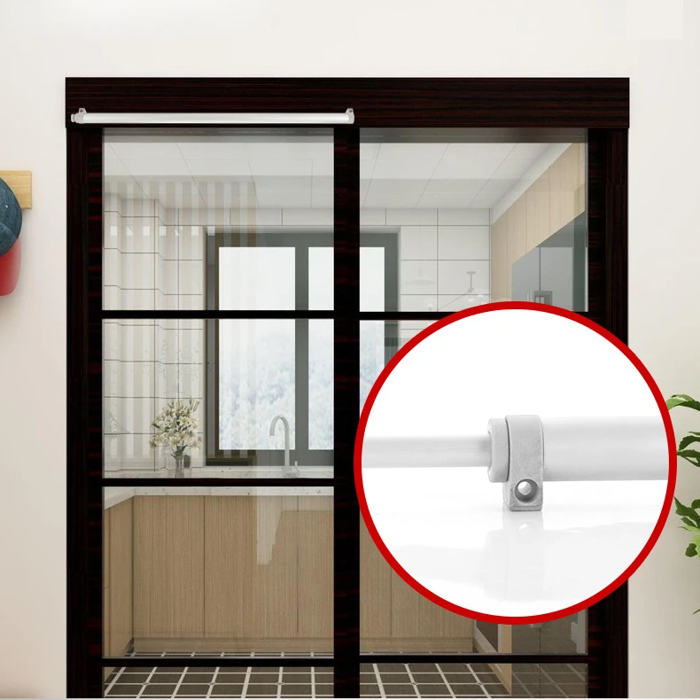 Sliding Door Closer Buffer Damping Aluminum Alloy Glass Sliding Door Simple Household Automatic Door Closer