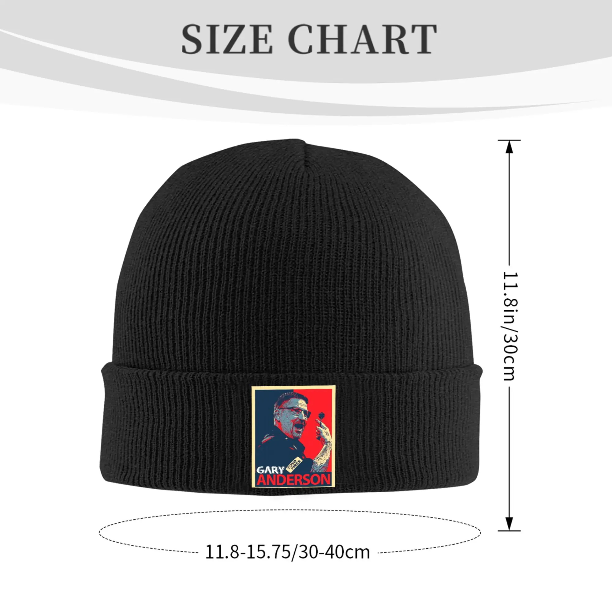 Gary Anderson Knitted Hat Beanie Autumn Winter Hats Warm Acrylic  Casual  Cap for Men Women Gifts