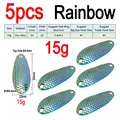 15g 5pcs Rainbow