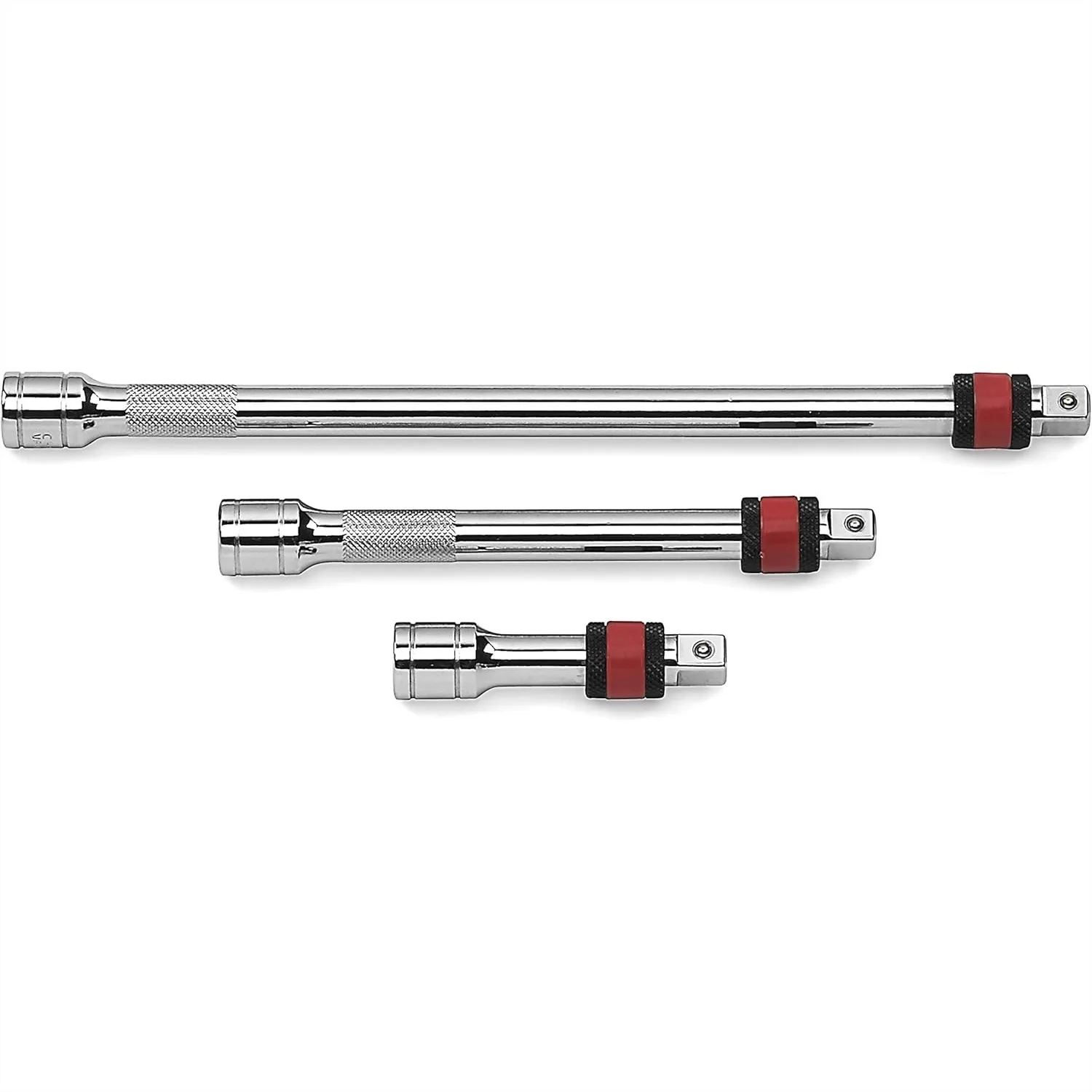 

1/4" Drive Locking Extension Set with 2", 3", and 6" Sizes - Durable Tools for Secure Fastening