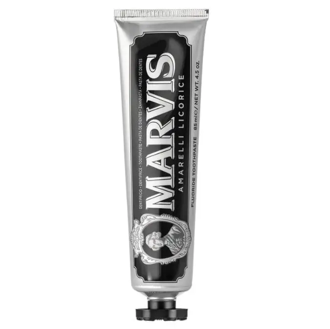 Marvis-Dentifrice SAF blanchissant à la menthe, produit original italien, rafraîchit l'haleine et élimine la fumée, 85ml