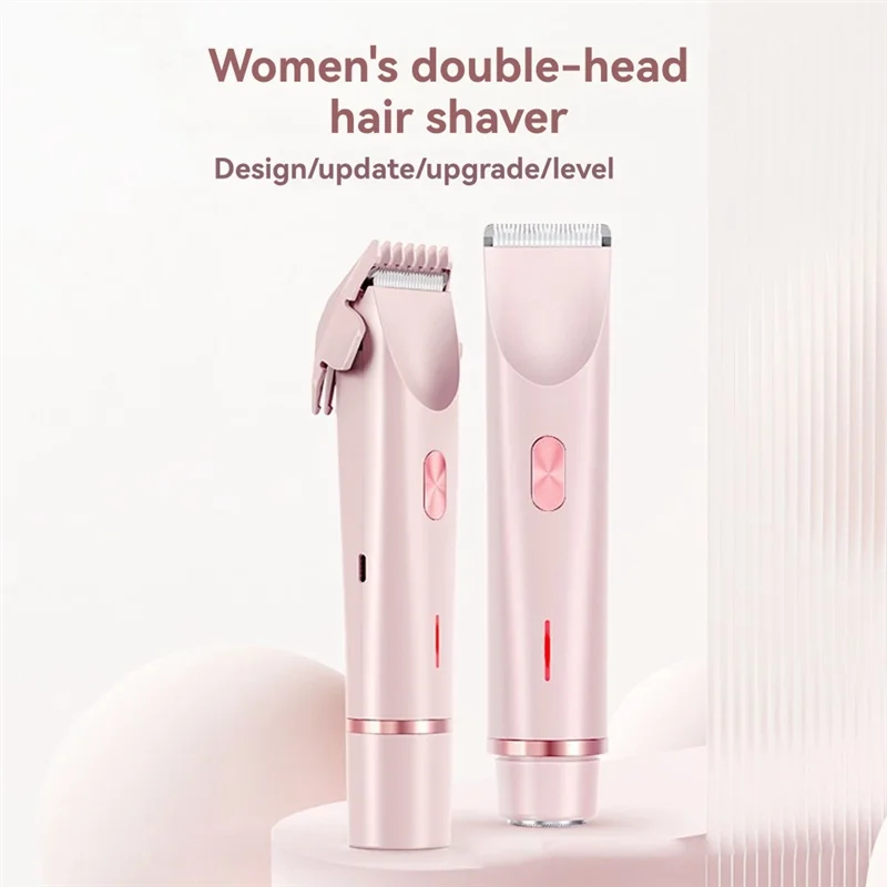 Multi-Function Digital Displayสําหรับผู้หญิงDual-Headเครื่องโกนหนวดรักแร้ผมTrimmerเครื่องโกนหนวดล้างทําความสะอาดได้Body-A58E