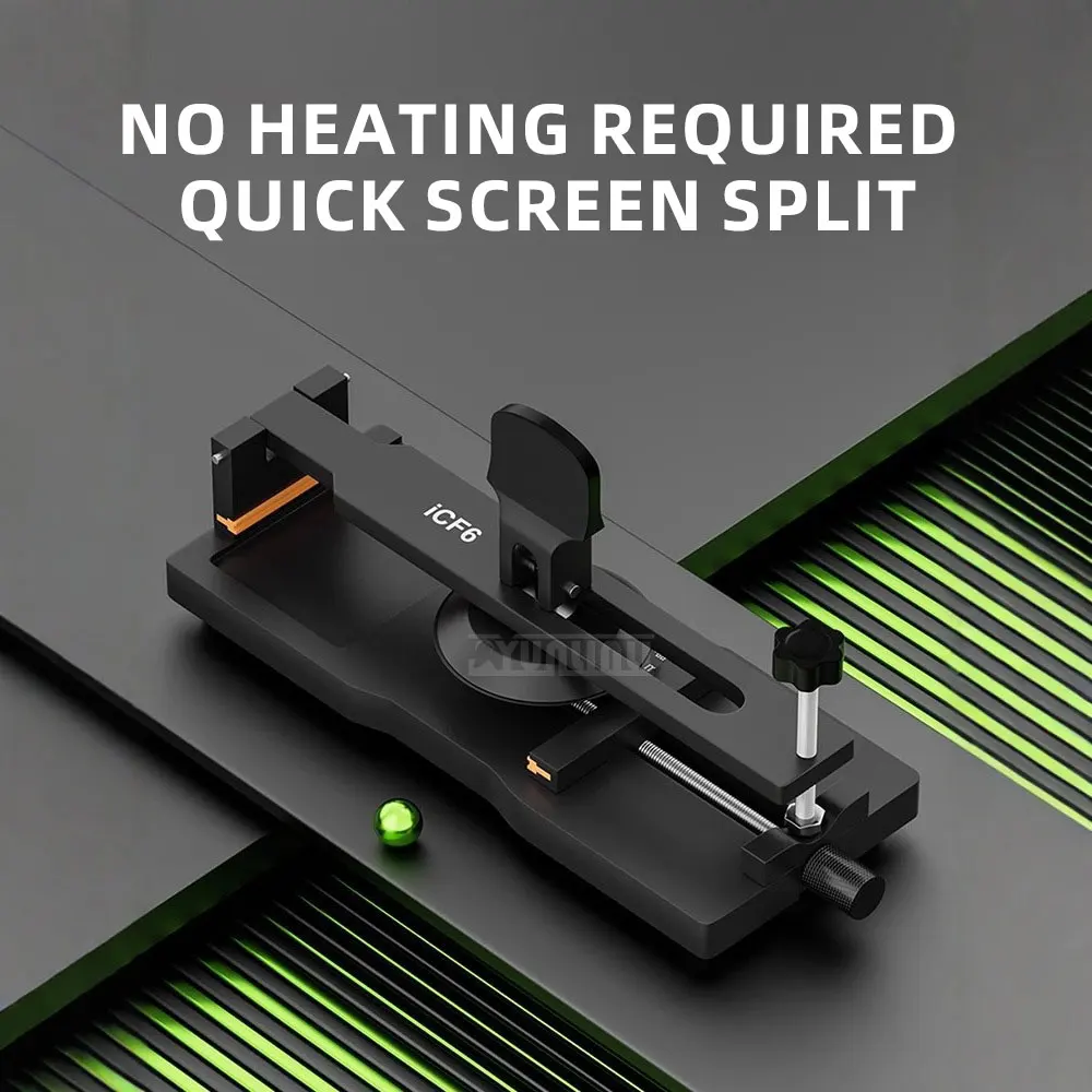 Mobile phone repair without heating screen remover, mobile screen separator, suction cup for opening and removing screen