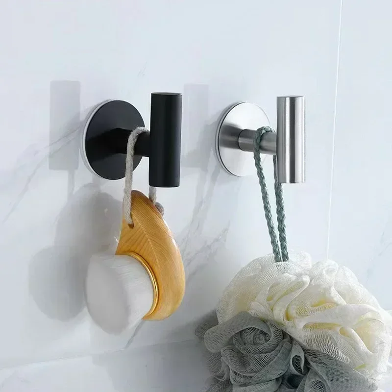 Towel Hooks for Bathrooms Wall Mount Stainless Steel Hook for Hanging Heavy-Duty Bedroom Kitchen Bathroom Accessories Hook