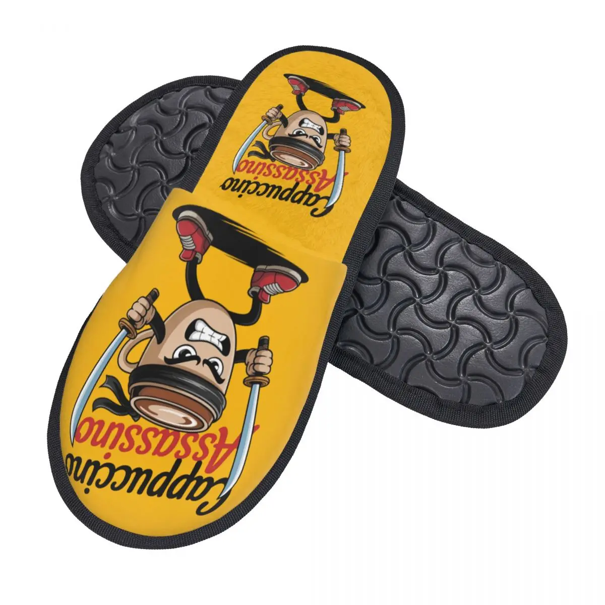 Custom Italian Brainrot House Slippers Women Soft Memory Foam Animals Cartoon Slip On Bedroom Slipper Shoes