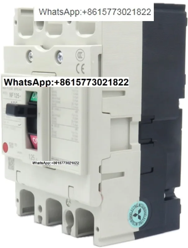 

Mits-ubishi made molded case circuit breaker NF125-CV 3P 80A125A100A air switch