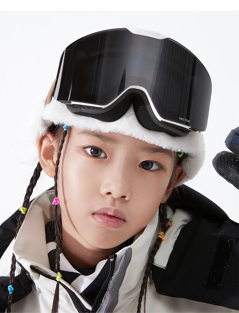 VECTOR Brand Ski Goggles Children Snowboard Goggles Glasses for Skiing UV400 Protection Skiing Snow Glasses Anti-Fog Ski Mask
