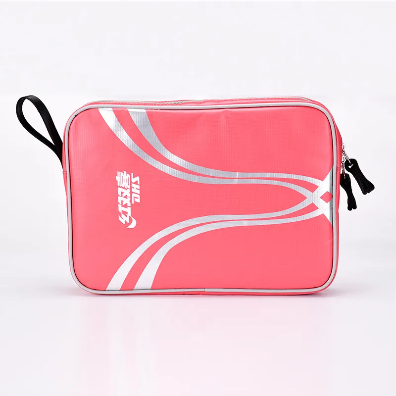 1 Stück Original DHS RC530 Tischtennisschlägertasche, große Kapazität, wasserdicht, Schutzhülle für Tischtennisschläger für 2 Schläger – Detail 1
