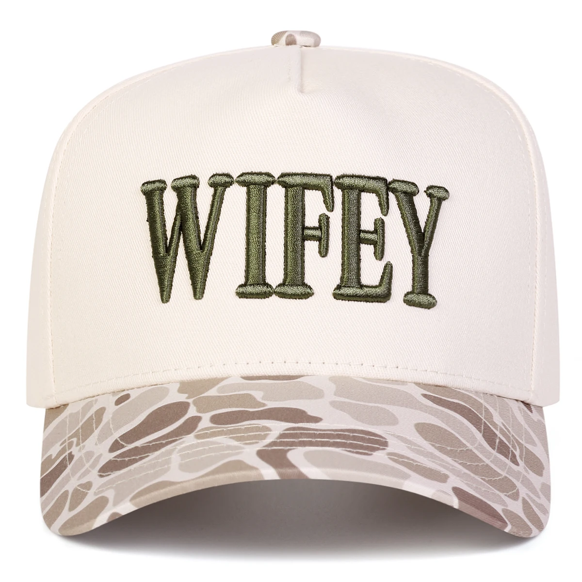Unisex WIFEY Baseballkappen mit Stickerei, Frühling und Herbst, für den Außenbereich, verstellbare Freizeithüte, Sonnenschutzhut, Sportkappe – Detail 4