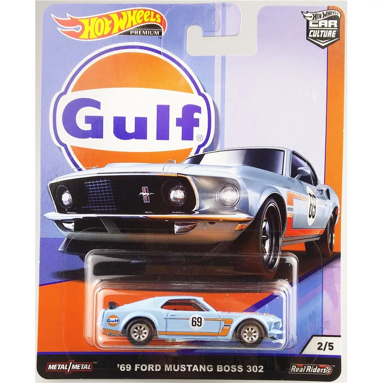 Hot Wheels 1:64 GULF Volks wagen VW Golf McLaren F1 GTR Nissan FIAT 500D FORD MUSTANG FPY86 Collection die cast alloy model