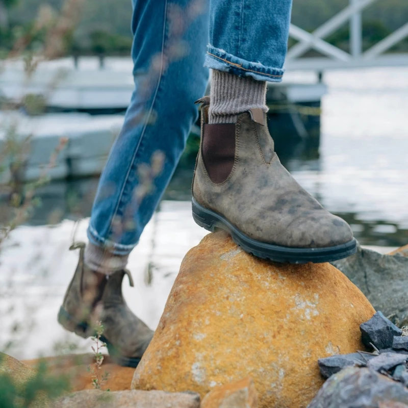 Chaussures en cuir rétro de luxe pour hommes, bottes StephanBoots décontractées, confortables, unisexes, bottes de rinçage, style britannique,